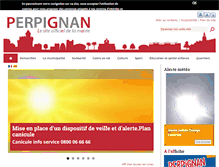 Tablet Screenshot of mairie-perpignan.fr